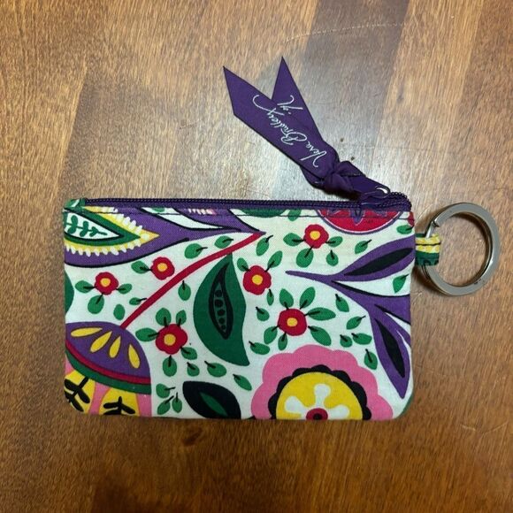 Vera Bradley- Floral Key Chain Wallet - Picture 2 of 3